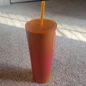 Starbucks Orange Gradient Tumbler